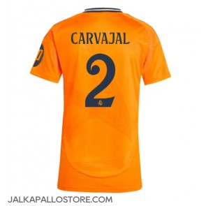 Real Madrid Daniel Carvajal #2 Vieraspaita Naisten 2024-25 Lyhythihainen